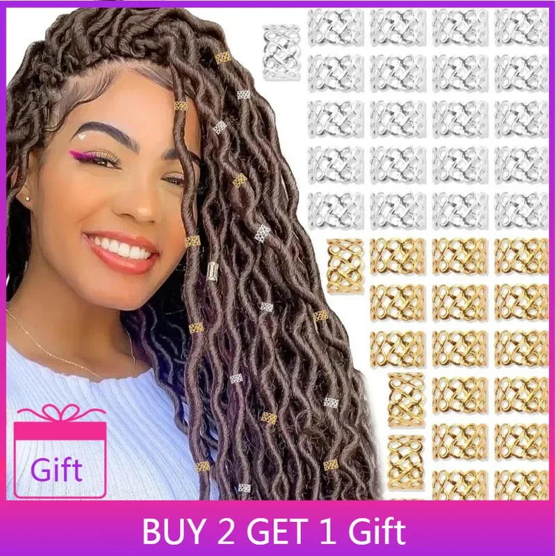 Simple hollow dreadlocks hair buckles, metal hairpins, headgear braided hair braids DIY jewelry hair rings Cross-border sources
Simple hollow dreadlocks hair buckles, metal hairpins, headgear braided hair braids DIY jewelry hair rings Cross-border sources