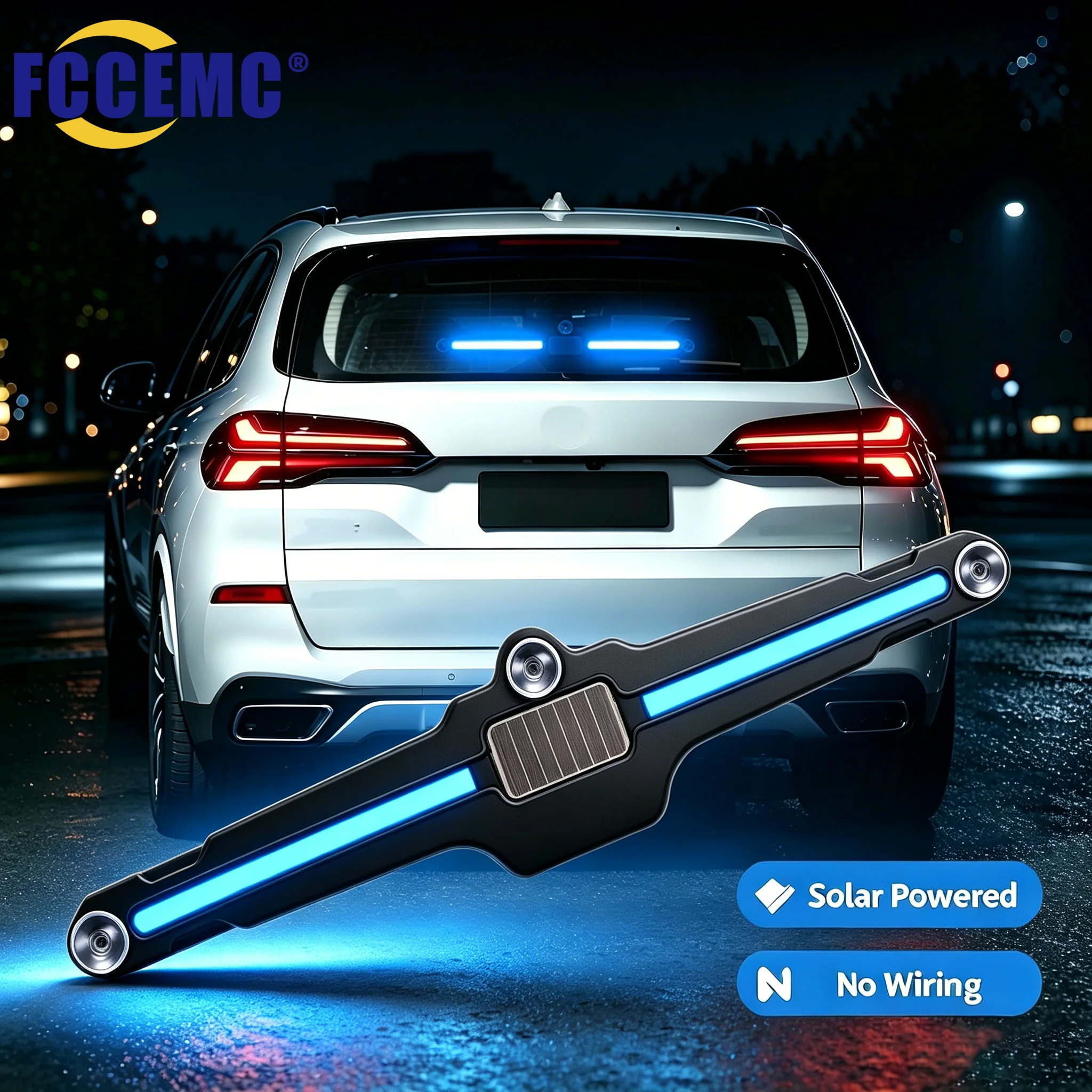 Solar Powered Car LED Warning Light Suction Cup Mount No Wiring Auto Rear Windshield Strobe Flash Safety Decorative Ambient Lamp
Solar Powered Car LED Warning Light Suction Cup Mount No Wiring Auto Rear Windshield Strobe Flash Safety Decorative Ambient Lamp