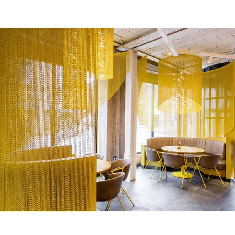 Gold Aluminum Chain Curtain Insect Screen for Doors Windows, Fly Proof Blinds, Durable Pest Control Barrier, Decorative Metal
Gold Aluminum Chain Curtain Insect Screen for Doors Windows, Fly Proof Blinds, Durable Pest Control Barrier, Decorative Metal