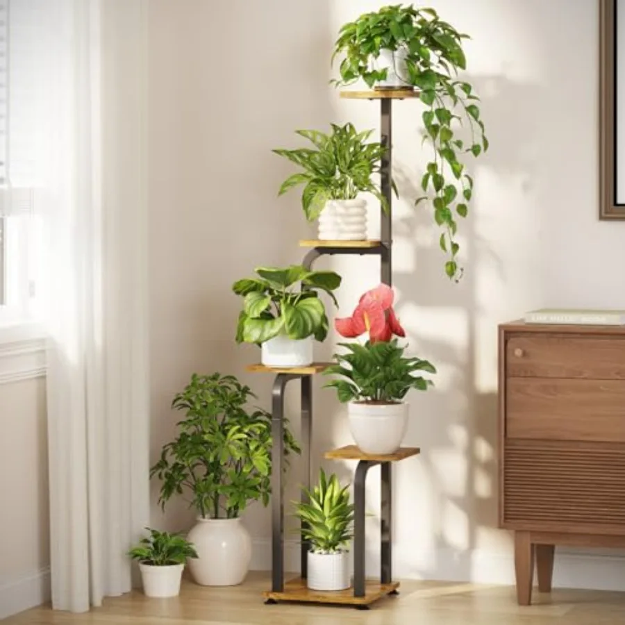 ed Plant Stand Tall for Indoor Corner, Modern Multiple Flower Display Rack with Wooden Tray, Vertical Planter Shelf for Living
ed Plant Stand Tall for Indoor Corner, Modern Multiple Flower Display Rack with Wooden Tray, Vertical Planter Shelf for Living