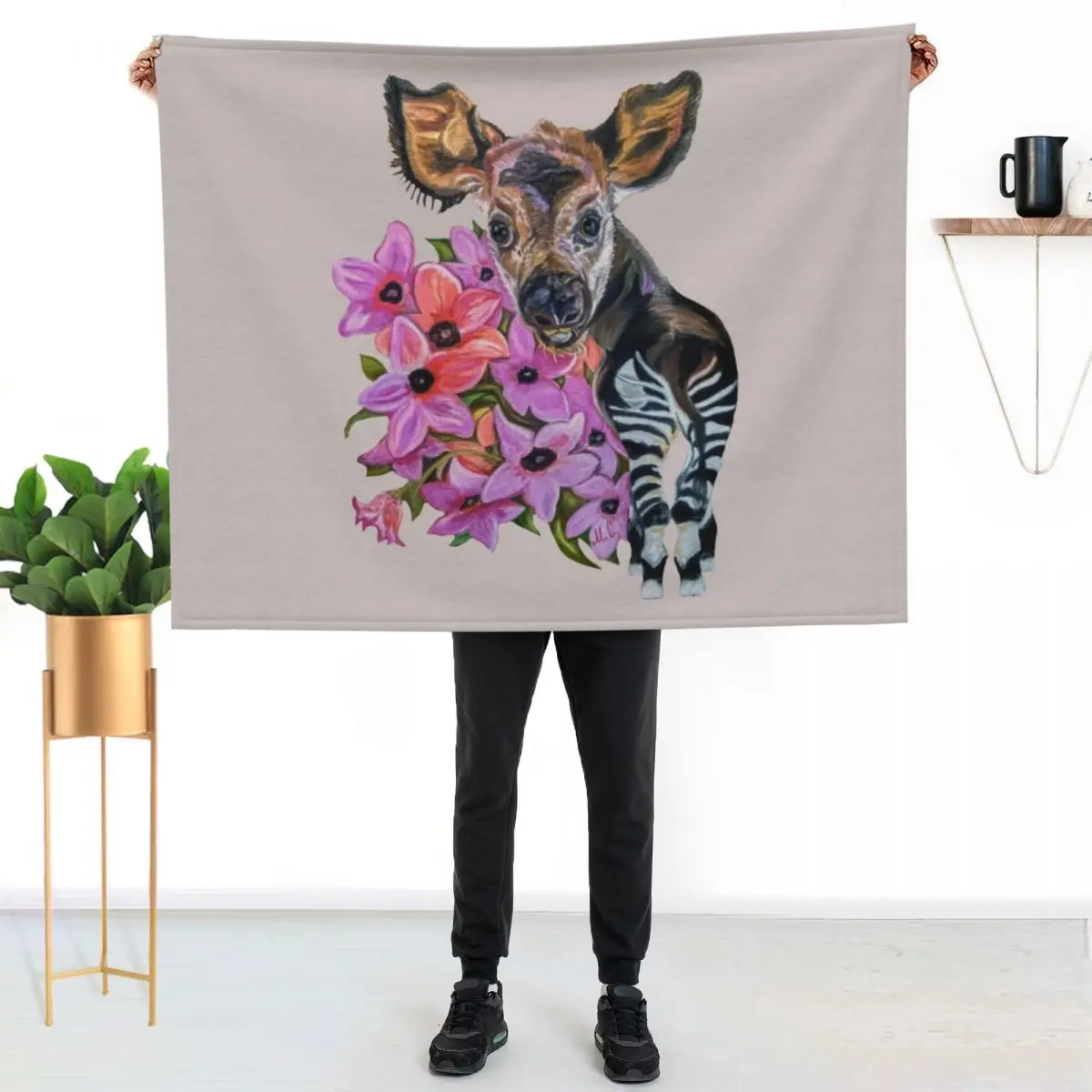 Baby Okapi Throw Blanket Luxurious Soft Blanket Holiday Gift for Family
Baby Okapi Throw Blanket Luxurious Soft Blanket Holiday Gift for Family