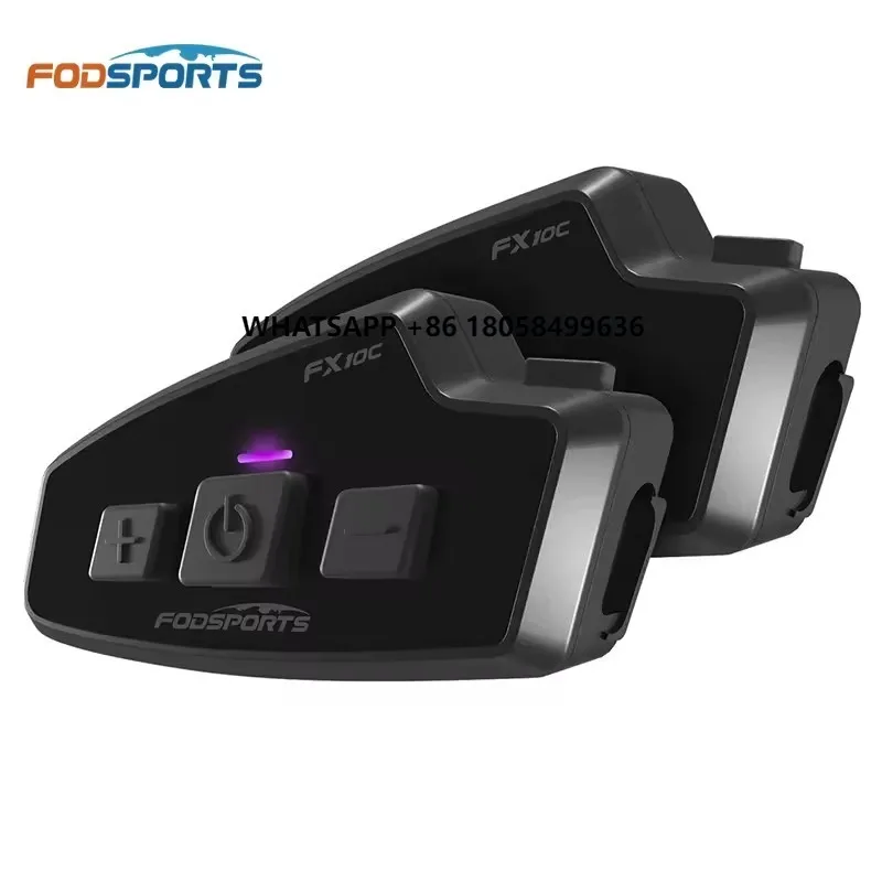 2 Pieces Fodsports FX10C Bluetooth Motosikal Interk Om Helmet Headset Walkie Topi Keledar Talkie Intercomunicador Moto
2 Pieces Fodsports FX10C Bluetooth Motosikal Interk Om Helmet Headset Walkie Topi Keledar Talkie Intercomunicador Moto