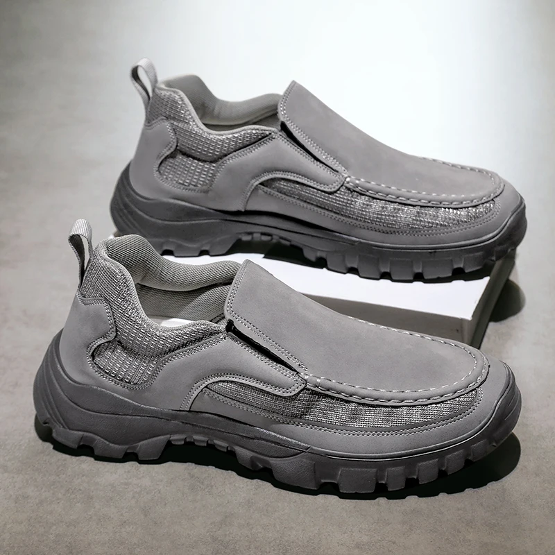 Trendy Men's Casual Outdoor Hiking Shoes-Thick Sole Business Walking Sneakers-Lightweight Durable Non-Slip Shoes for Work&Travel
Trendy Men's Casual Outdoor Hiking Shoes-Thick Sole Business Walking Sneakers-Lightweight Durable Non-Slip Shoes for Work&Travel