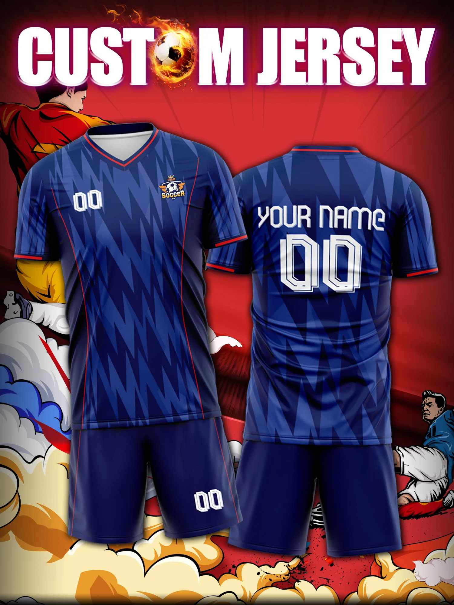 Спортивные футболки с V-образным вырезом для мужчин и женщин 2026 года с индивидуальным нанесением имени и номера, быстросохнущие, модные, с технологией сублимации
Спортивные футболки с V-образным вырезом для мужчин и женщин 2026 года с индивидуальным нанесением имени и номера, быстросохнущие, модные, с технологией сублимации