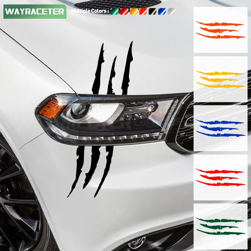 Reflective Car Headlight Eyebrow Sticker Ghost Claw Stripes Decal For Dodge Challenger Charger Durango Nitro Journey Dart
Reflective Car Headlight Eyebrow Sticker Ghost Claw Stripes Decal For Dodge Challenger Charger Durango Nitro Journey Dart