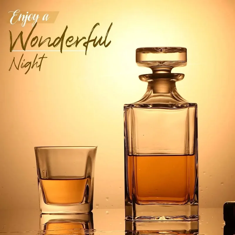 Стеклянный графин 750 мл — графин для виски, вина, бурбона, бренди, ликера, сока, воды, ополаскивателя для рта (25,4 унции)
Стеклянный графин 750 мл — графин для виски, вина, бурбона, бренди, ликера, сока, воды, ополаскивателя для рта (25,4 унции)