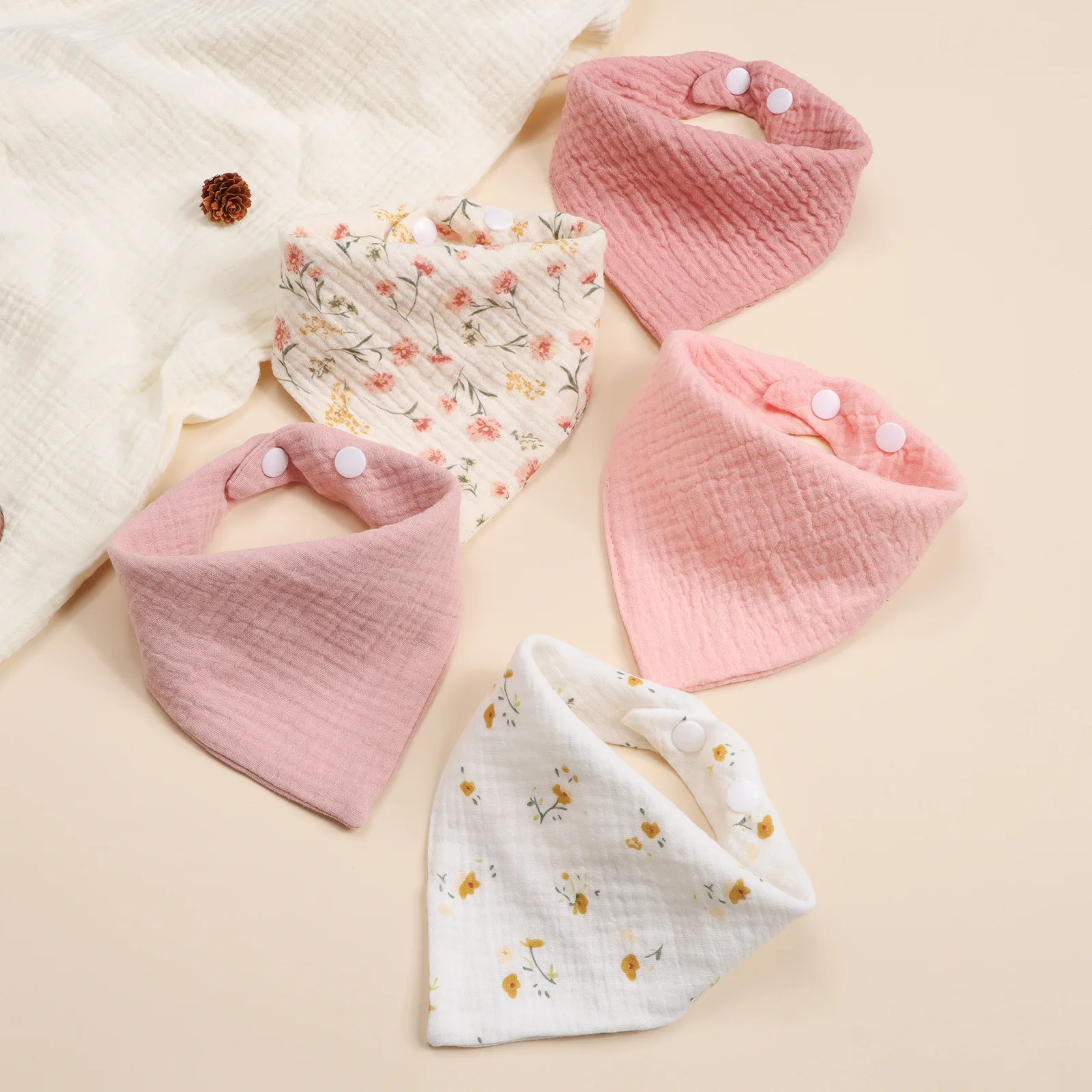 New Baby Bibs Infant Cotton Bib Newborn Solid Triangle Scarf Feeding Saliva Towel Bandana Burp Cloth Boy Girl Soft Drool Bibs
New Baby Bibs Infant Cotton Bib Newborn Solid Triangle Scarf Feeding Saliva Towel Bandana Burp Cloth Boy Girl Soft Drool Bibs