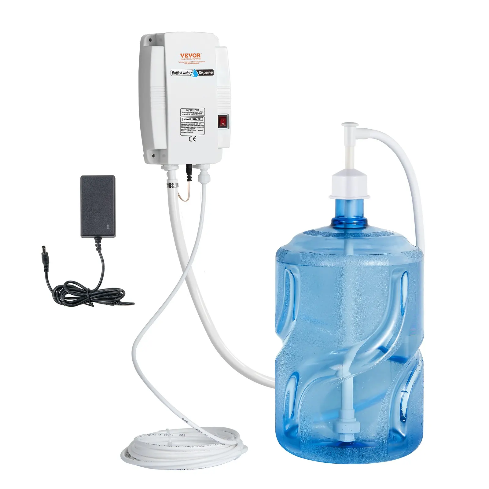 Bottled Water Dispenser Pump System, 5 Gallon Dispensing System, Automatic Electric Water Dispenser, Single Inlet Water Jug
Bottled Water Dispenser Pump System, 5 Gallon Dispensing System, Automatic Electric Water Dispenser, Single Inlet Water Jug