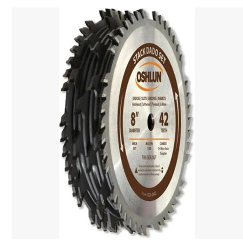 8-inch Saw Blade Woodworking Slotted 15.88MM Aperture Alloy 2 Large Outer Saw Blades with 6 Small Inner Saw Blades Set
8-inch Saw Blade Woodworking Slotted 15.88MM Aperture Alloy 2 Large Outer Saw Blades with 6 Small Inner Saw Blades Set