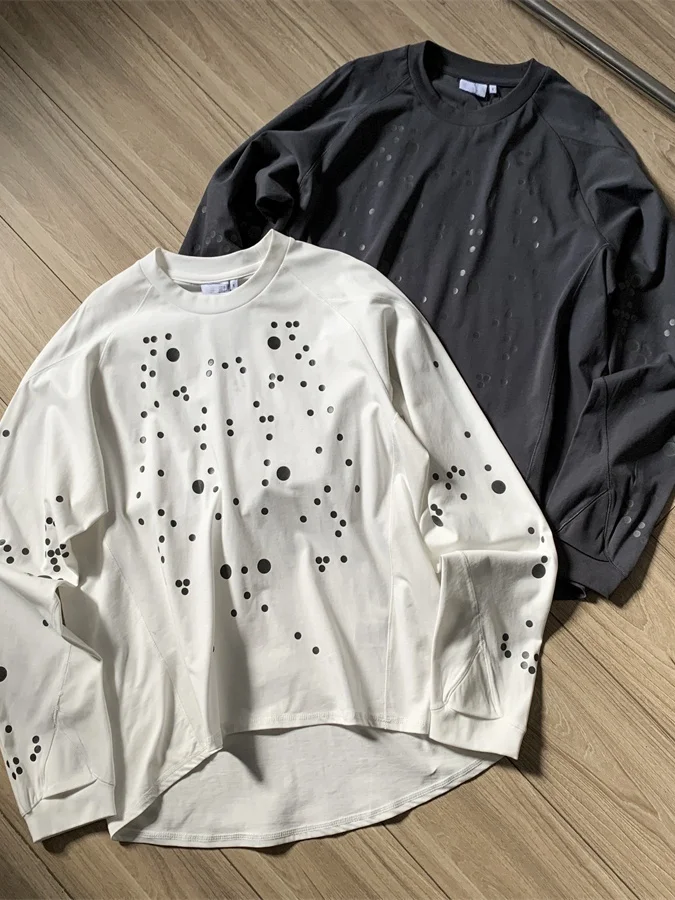 Функциональная футболка с длинным рукавом для активного отдыха, светоотражающая, с 3D-кроем, в горошек, дышащая, комфортная, с круглым вырезом, Maytown ex
Функциональная футболка с длинным рукавом для активного отдыха, светоотражающая, с 3D-кроем, в горошек, дышащая, комфортная, с круглым вырезом, Maytown ex