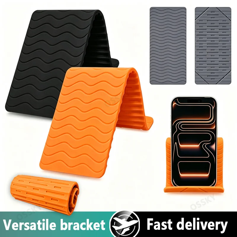 Portable Foldable Silicone Phone Holder Lazy Bracket Bendable Freely Into Any Shape Multi-Angle Adjustable Tablet Desktop Stand
Portable Foldable Silicone Phone Holder Lazy Bracket Bendable Freely Into Any Shape Multi-Angle Adjustable Tablet Desktop Stand
