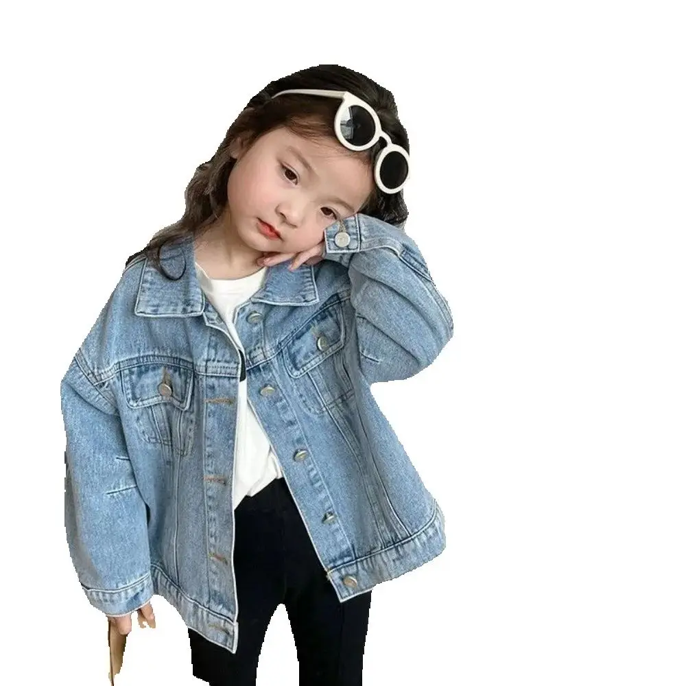 Girls Retro Denim Jacket Spring Autumn New Style Children's Casual Fashionable Jacket Top for Kids
Girls Retro Denim Jacket Spring Autumn New Style Children's Casual Fashionable Jacket Top for Kids