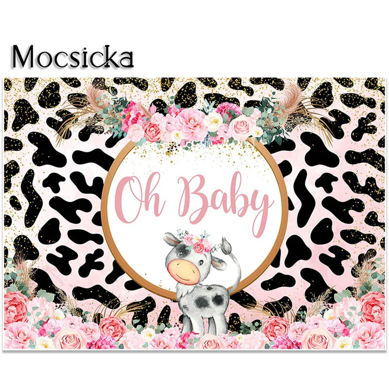 Mocsicka Milk Cows Backdrop Girls Baby Shower Party Decorations Oh Baby Pink Floral Photography Background Table Banners Props
Mocsicka Milk Cows Backdrop Girls Baby Shower Party Decorations Oh Baby Pink Floral Photography Background Table Banners Props