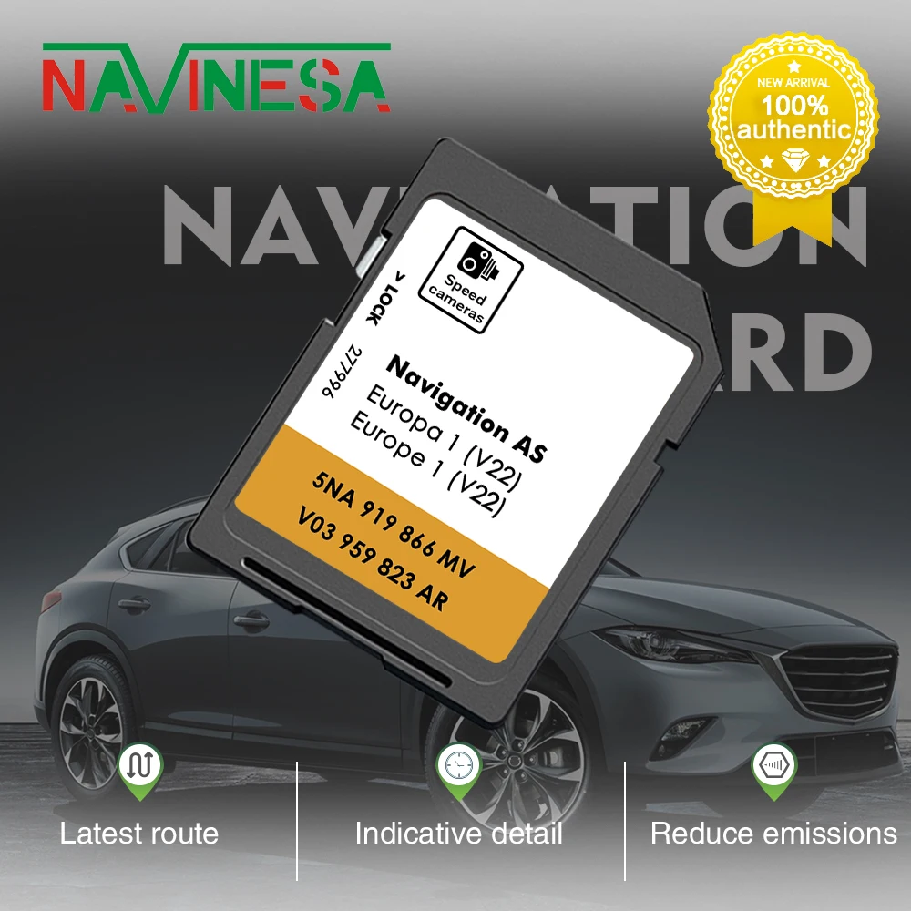 AS V22 for VW Golf 7 5G from 2015 Cover Ireland Vatican City Germany 32GB Naving Map Card
AS V22 for VW Golf 7 5G from 2015 Cover Ireland Vatican City Germany 32GB Naving Map Card