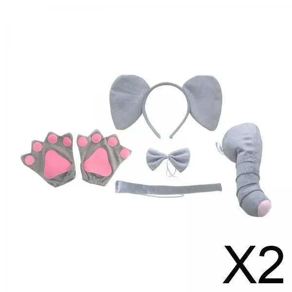 Детский костюм слона, аксессуары, повязка на голову с ушками, нос, хвост, галстук-бабочка, набор перчаток для выступления на сцене
Детский костюм слона, аксессуары, повязка на голову с ушками, нос, хвост, галстук-бабочка, набор перчаток для выступления на сцене