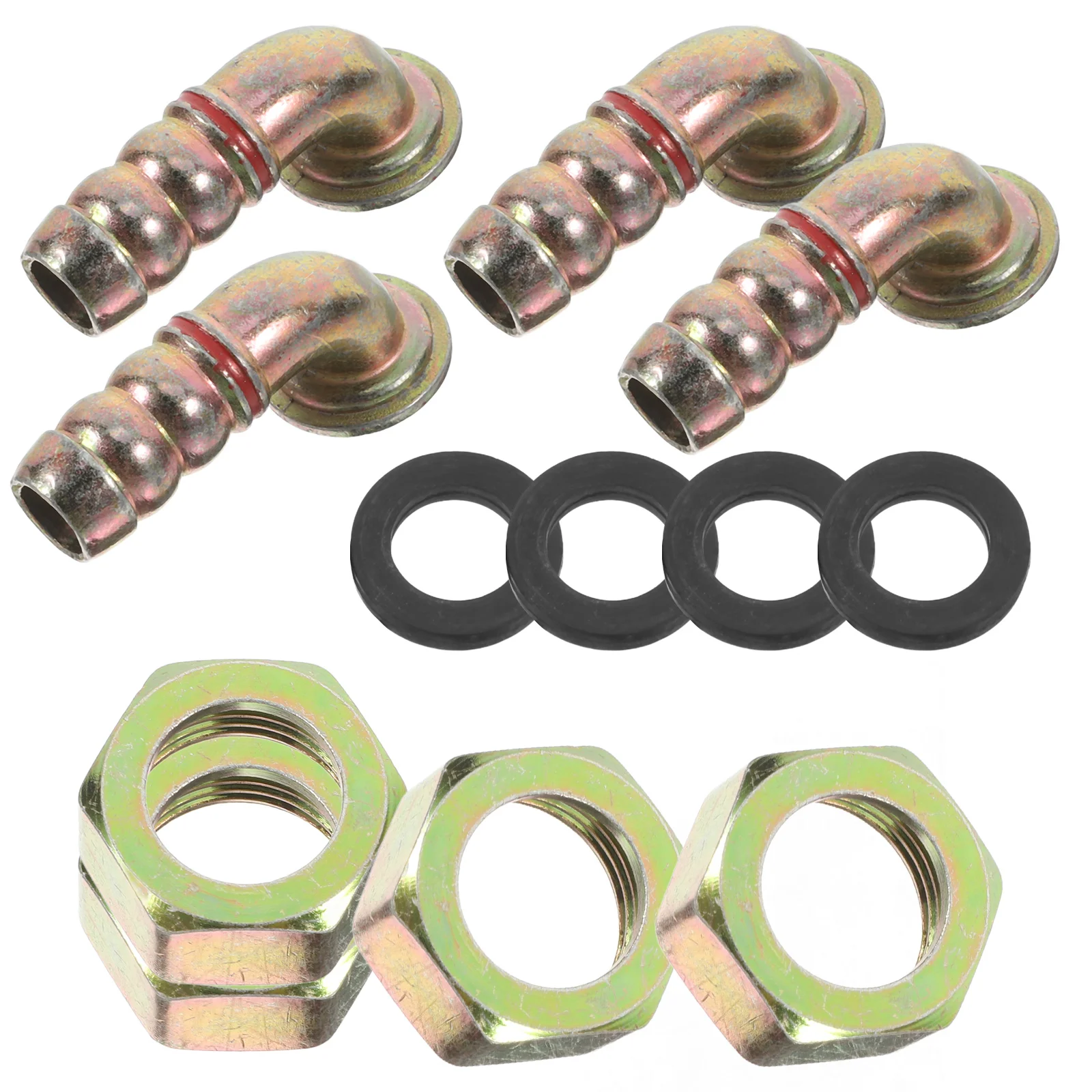 4 set Universal Joint Hose Connector 1/4 Inch Thread for Gas Stove Flexible Line Connect Parts Hose Adapters Reusable Screw
4 set Universal Joint Hose Connector 1/4 Inch Thread for Gas Stove Flexible Line Connect Parts Hose Adapters Reusable Screw