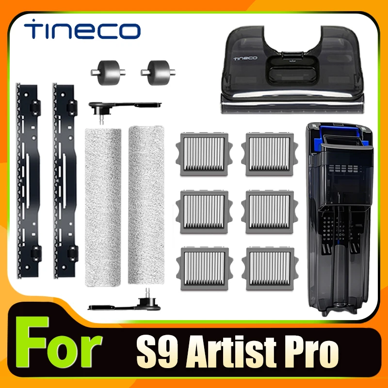 Original Accessories For Tineco FLOOR ONE S9 Artist Pro Wet Dry Vacuum Cleaner Water Tank Brush Roller And HEPA Filter Parts
Original Accessories For Tineco FLOOR ONE S9 Artist Pro Wet Dry Vacuum Cleaner Water Tank Brush Roller And HEPA Filter Parts