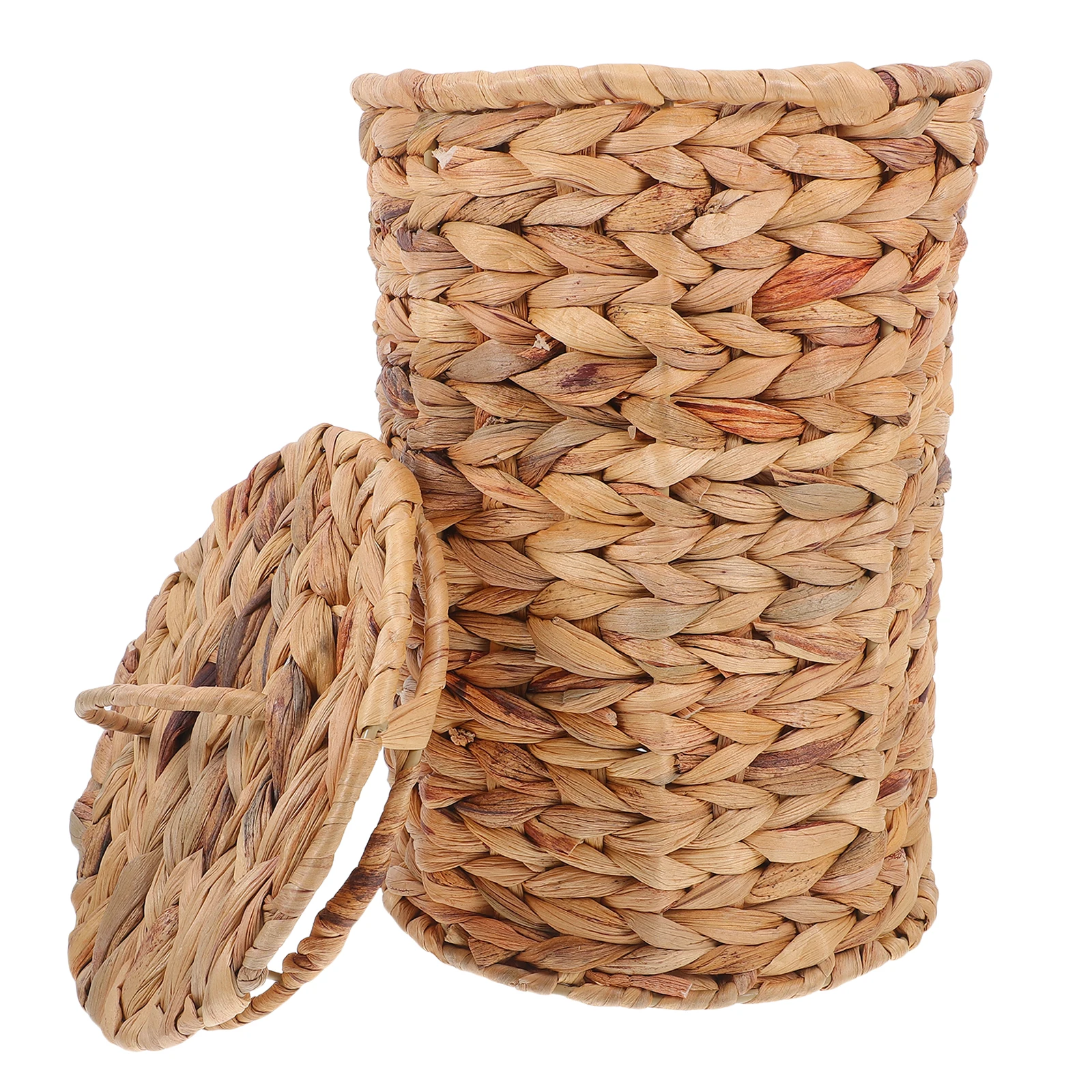 Hand-woven Trash Can Farmhouse Kitchen Decorate Decorative Wicker Hyacinth Gourd Grass Bedroom Bin Waste Basket
Hand-woven Trash Can Farmhouse Kitchen Decorate Decorative Wicker Hyacinth Gourd Grass Bedroom Bin Waste Basket