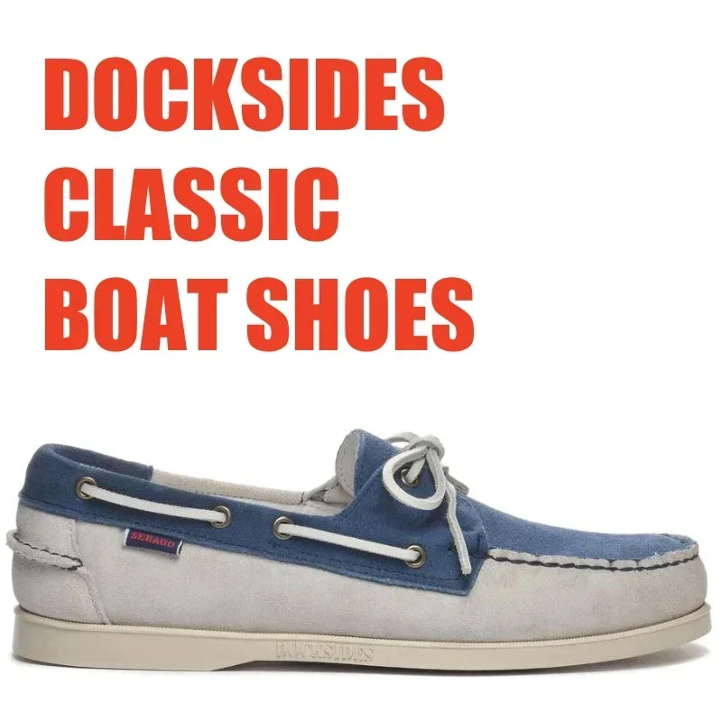 Sebago Men Homme Authentic Docksides Shoes - Premium Leather Moc Toe Lace Up Boat Shoes BB30
Sebago Men Homme Authentic Docksides Shoes - Premium Leather Moc Toe Lace Up Boat Shoes BB30
