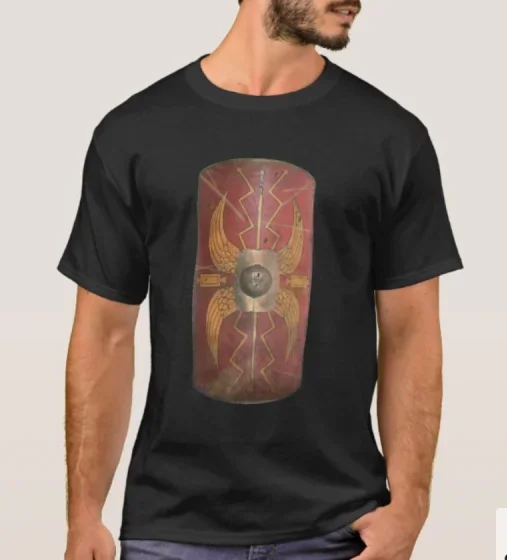 Футболка Roman Empire Military Shields Roman Legionary Scutums. Летняя хлопковая мужская футболка с коротким рукавом и круглым вырезом, новинка S-3XL
Футболка Roman Empire Military Shields Roman Legionary Scutums. Летняя хлопковая мужская футболка с коротким рукавом и круглым вырезом, новинка S-3XL