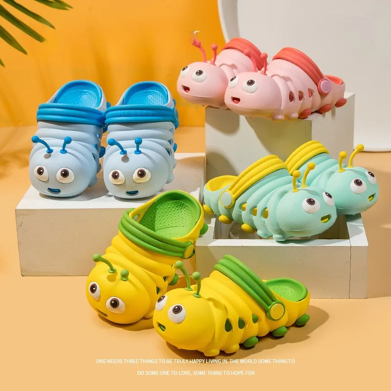 Summer Children Hole Shoes Caterpillar Cute Cartoon Baby Boys Girls Sandals Breathable Soft Sole Non-slip Kids Slipper for 1-4Y
Summer Children Hole Shoes Caterpillar Cute Cartoon Baby Boys Girls Sandals Breathable Soft Sole Non-slip Kids Slipper for 1-4Y