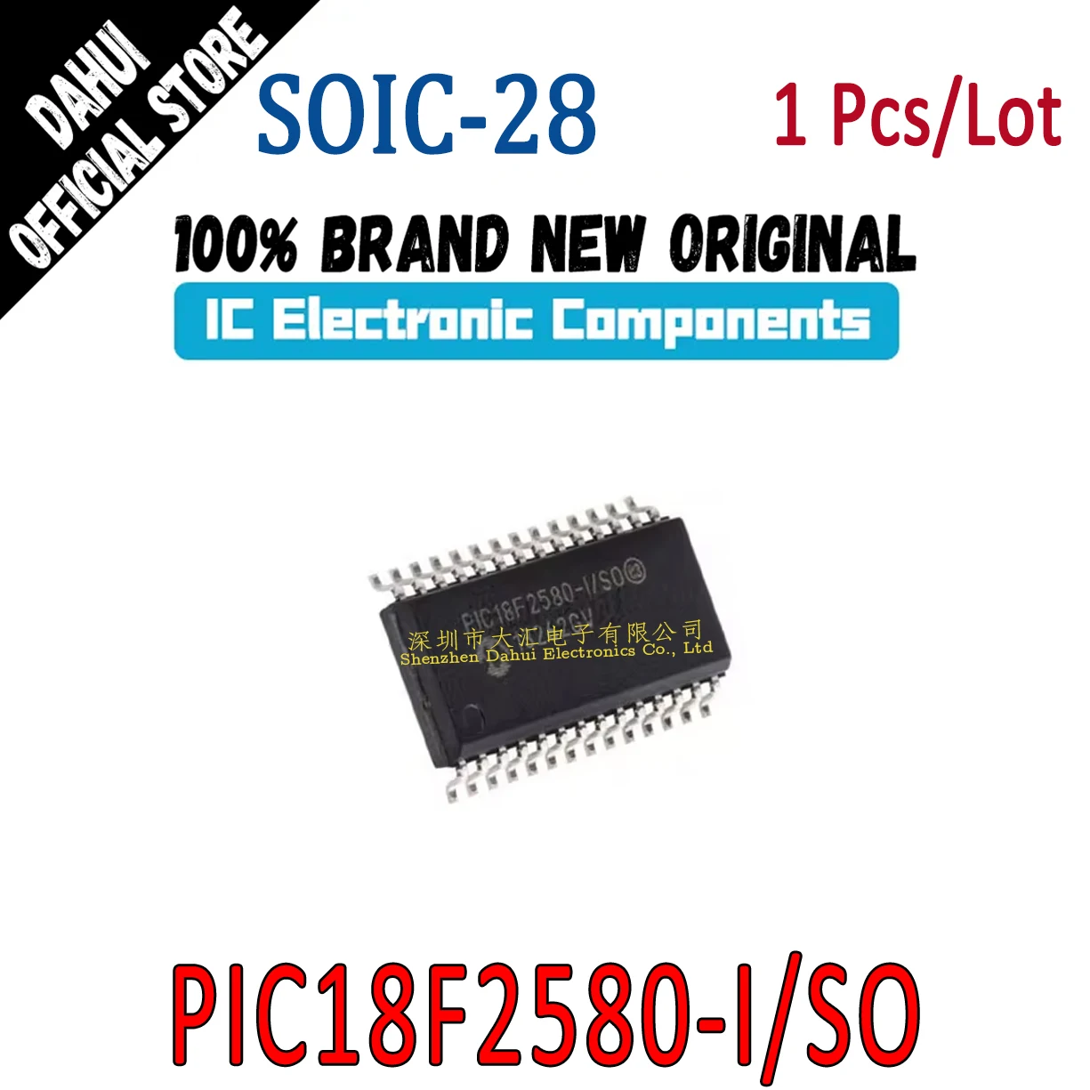 PIC18F2580-I/SO PIC18F2580 I SO SOIC-28 microcontroller chip IC New original
PIC18F2580-I/SO PIC18F2580 I SO SOIC-28 microcontroller chip IC New original