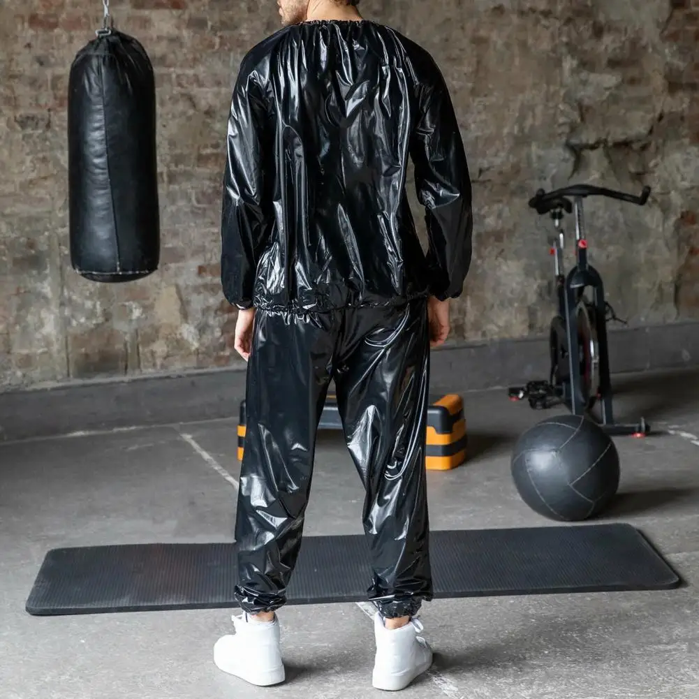 Sauna Tracksuit Sauna Top Pants Suit Set for Weight Loss Fitness Waterproof Windproof Sweat Tracksuit with Elastic for Fat
Sauna Tracksuit Sauna Top Pants Suit Set for Weight Loss Fitness Waterproof Windproof Sweat Tracksuit with Elastic for Fat