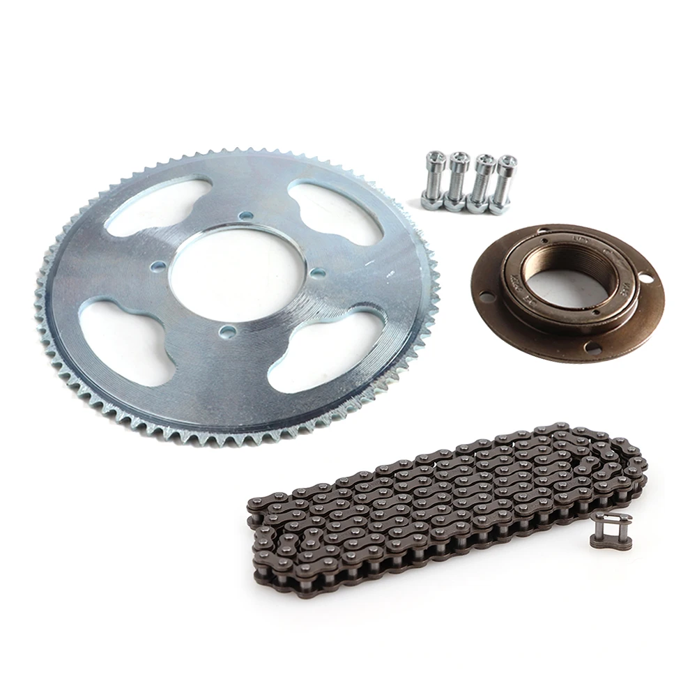 25H 80 Teeth Sprocket 158L Chain With Freewheel Connector Set Electric Bicycles Repairment Modification Accessory Spare Parts
25H 80 Teeth Sprocket 158L Chain With Freewheel Connector Set Electric Bicycles Repairment Modification Accessory Spare Parts