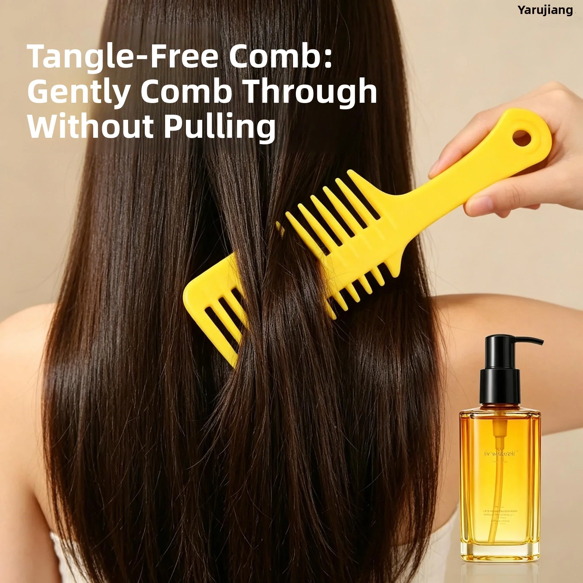 Wide Tooth Comb for Long Hair Women's Styling Comb Anti-Static Wet And Dry Use Hairball Comb Adjustable Handle Home Use
Wide Tooth Comb for Long Hair Women's Styling Comb Anti-Static Wet And Dry Use Hairball Comb Adjustable Handle Home Use