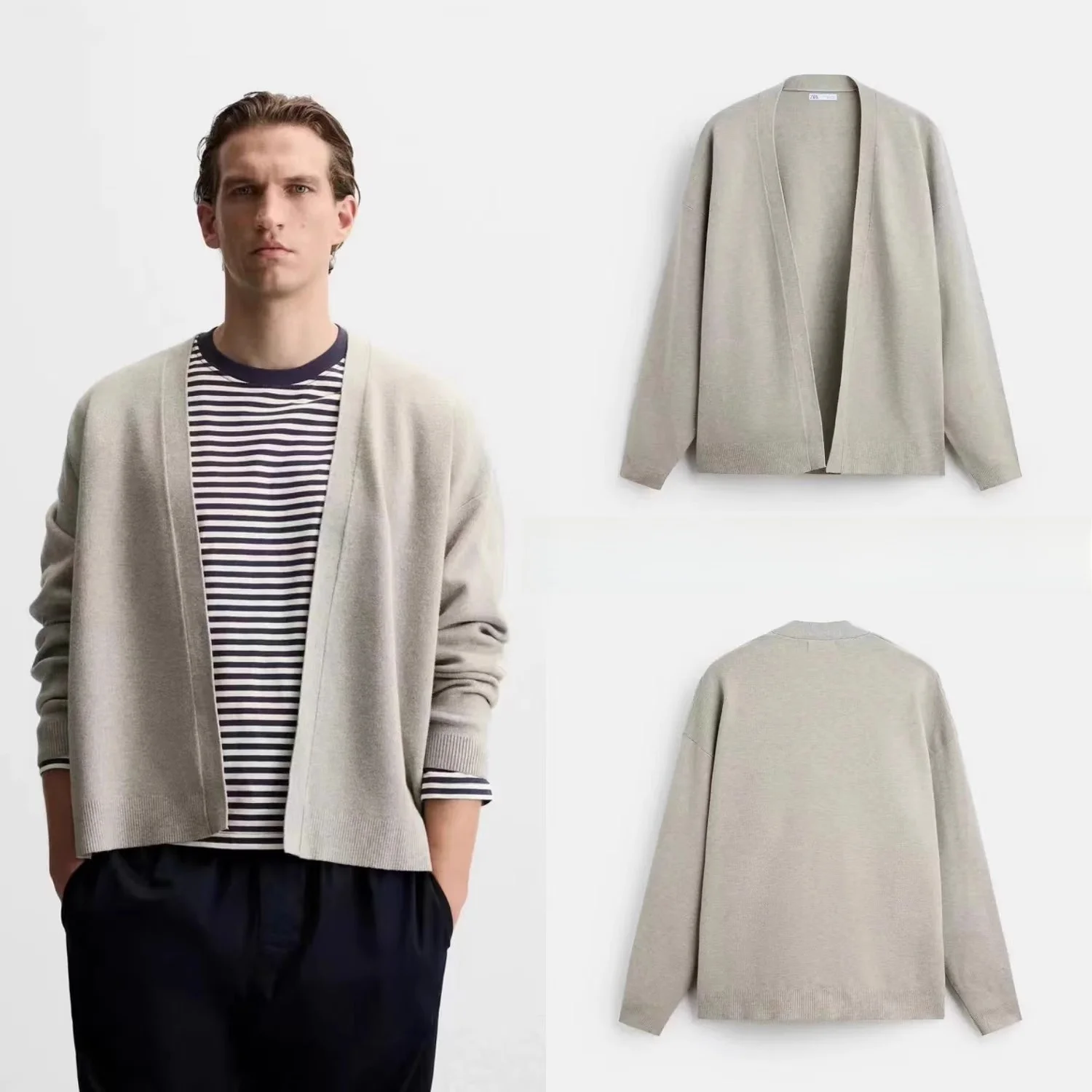 Свободный длинный кардиган с V-образным вырезом, вязаный, повседневный, осенний, новый мужской свитер, пальто с открытым передом, молодежный, жизнерадостный...
Свободный длинный кардиган с V-образным вырезом, вязаный, повседневный, осенний, новый мужской свитер, пальто с открытым передом, молодежный, жизнерадостный...