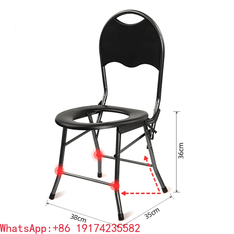 Comfort Easy Folding PP Medical Small Pregnant Woman Shower Chair Toilet Chair Commode Chair for Seniors and Disabled with Arms 
Comfort Easy Folding PP Medical Small Pregnant Woman Shower Chair Toilet Chair Commode Chair for Seniors and Disabled with Arms