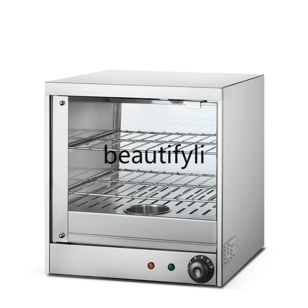 Stainless steel food heating and insulation cabinet Commercial transparent display cabinet Thickened, thermostatic cabinet 
Stainless steel food heating and insulation cabinet Commercial transparent display cabinet Thickened, thermostatic cabinet