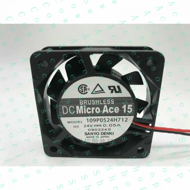PP+ 1PC 109P0524H712 DC 24V 0.05A 5CM 5015 2 Wire Fan
PP+ 1PC 109P0524H712 DC 24V 0.05A 5CM 5015 2 Wire Fan