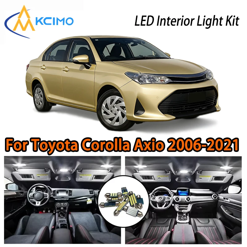 Convenient LED Interior Lights For Toyota Corolla Axio 2006-2021, Two Colors Choice Super Bright Easy Install
Convenient LED Interior Lights For Toyota Corolla Axio 2006-2021, Two Colors Choice Super Bright Easy Install
