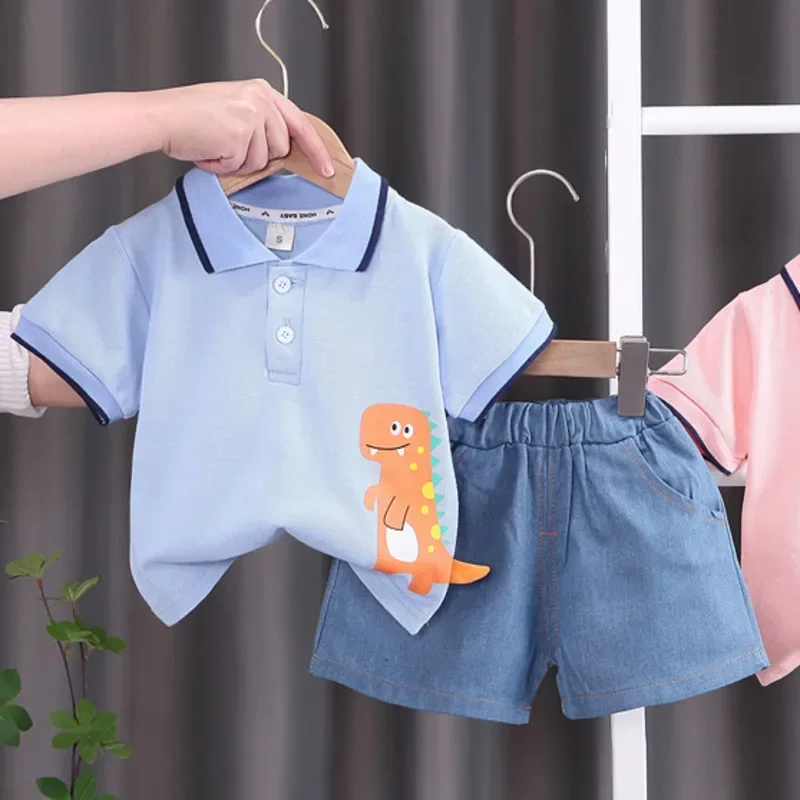 New Summer Baby Girls Clothes Children Boys Cartoon T-Shirt Shorts 2Pcs/Set Toddler Casual Sports Costume Infant Kids Tracksuits
New Summer Baby Girls Clothes Children Boys Cartoon T-Shirt Shorts 2Pcs/Set Toddler Casual Sports Costume Infant Kids Tracksuits