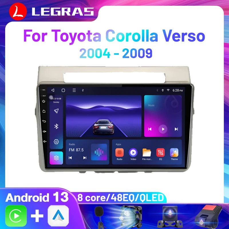 Автомобильное радио Carplay для Toyota Corolla Verso AR10 2004 2005 2006 2007 2008 2009 беспроводной Android Авто 9 дюймов радио Android
Автомобильное радио Carplay для Toyota Corolla Verso AR10 2004 2005 2006 2007 2008 2009 беспроводной Android Авто 9 дюймов радио Android