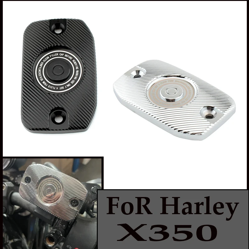 For Harley X350 2023+Motorcycle Front Brake Reservoir Fluid Pump Cap Lid Aluminum alloy accessories
For Harley X350 2023+Motorcycle Front Brake Reservoir Fluid Pump Cap Lid Aluminum alloy accessories