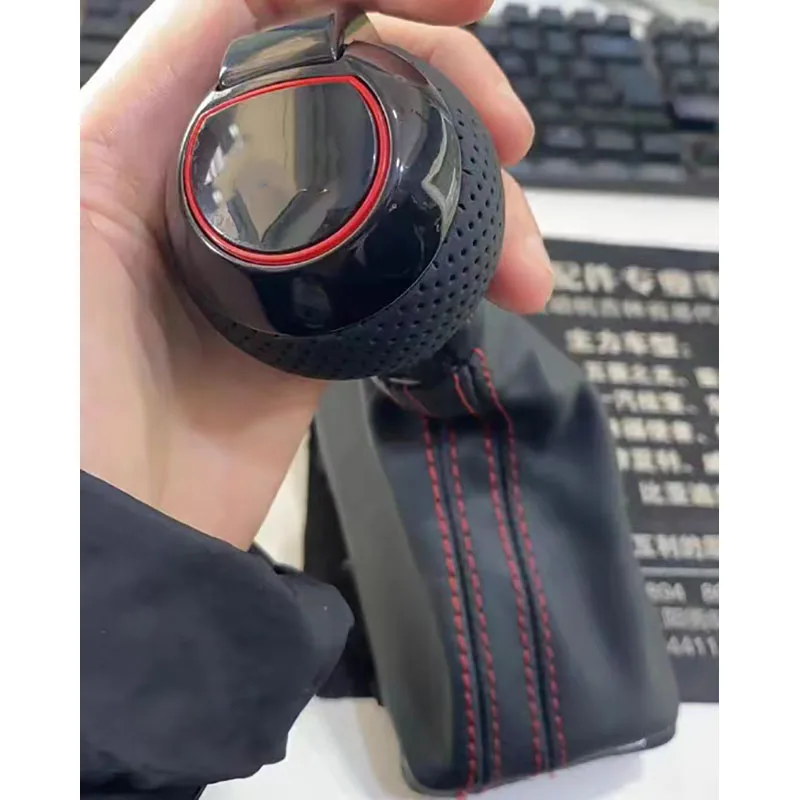 Brand1pc Leather with Hole with Red Frame Model S logo Gear Shift Knob Ball with Dust Cover for Audi A5 8T Golf Passat Tiguan
Brand1pc Leather with Hole with Red Frame Model S logo Gear Shift Knob Ball with Dust Cover for Audi A5 8T Golf Passat Tiguan