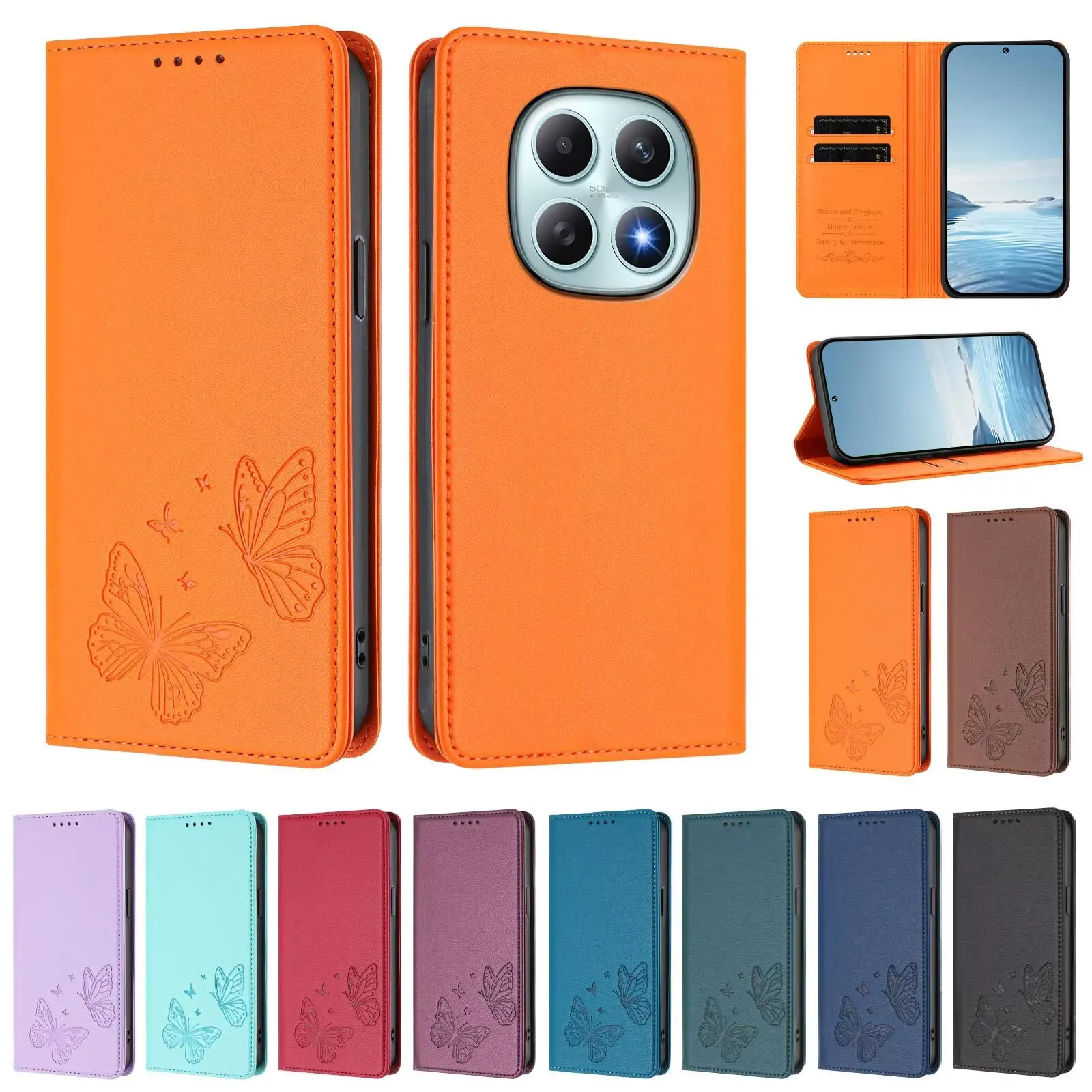 Leather Flip Wallet Case for XiaoMi 17 Pro Max 15 15T 14 14T 13 13T 12 12T 12S 12X Ultra Lite 5G Butterfly Embossed Cover with
Leather Flip Wallet Case for XiaoMi 17 Pro Max 15 15T 14 14T 13 13T 12 12T 12S 12X Ultra Lite 5G Butterfly Embossed Cover with