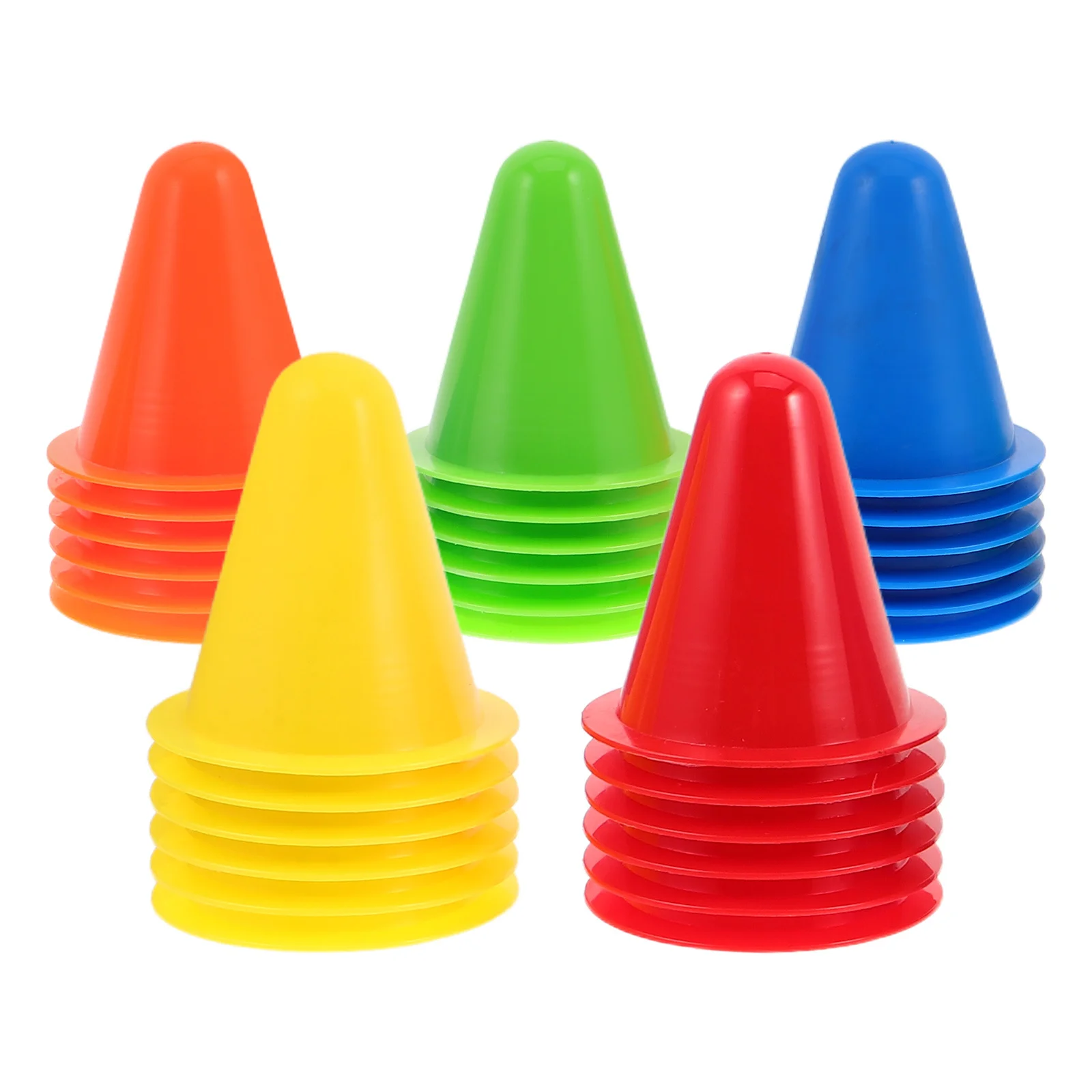 30Pcs Multifunctional Marker Cups Rounded Top 8Cm Colorful Roller Skating Training Cones Soccer Football Practice Drills Agility
30Pcs Multifunctional Marker Cups Rounded Top 8Cm Colorful Roller Skating Training Cones Soccer Football Practice Drills Agility