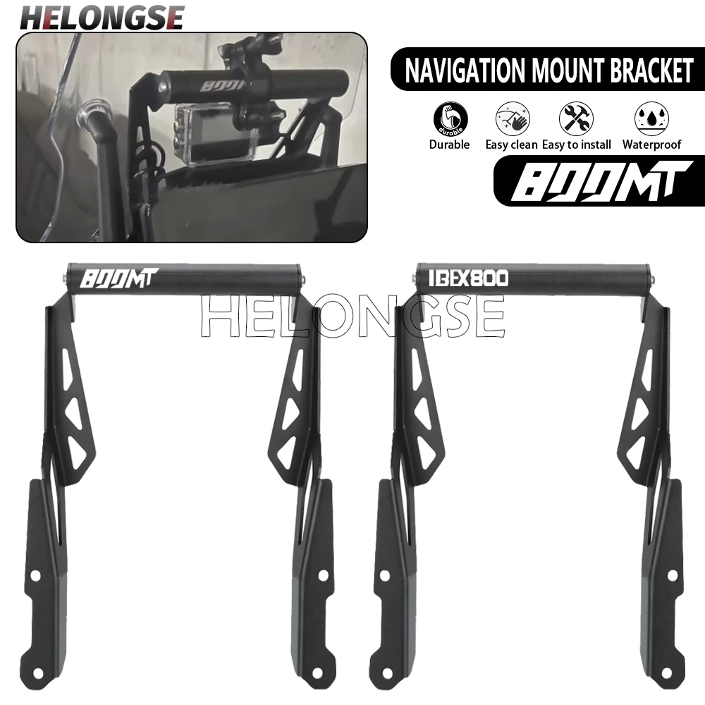 HELONGSE 2026 Ibex800 Motorcycle Front Mobile Phone Navigation Bracket GPS Mount For CFMOTO 800MT 800mt 800 MT 2023 2024 2025
HELONGSE 2026 Ibex800 Motorcycle Front Mobile Phone Navigation Bracket GPS Mount For CFMOTO 800MT 800mt 800 MT 2023 2024 2025