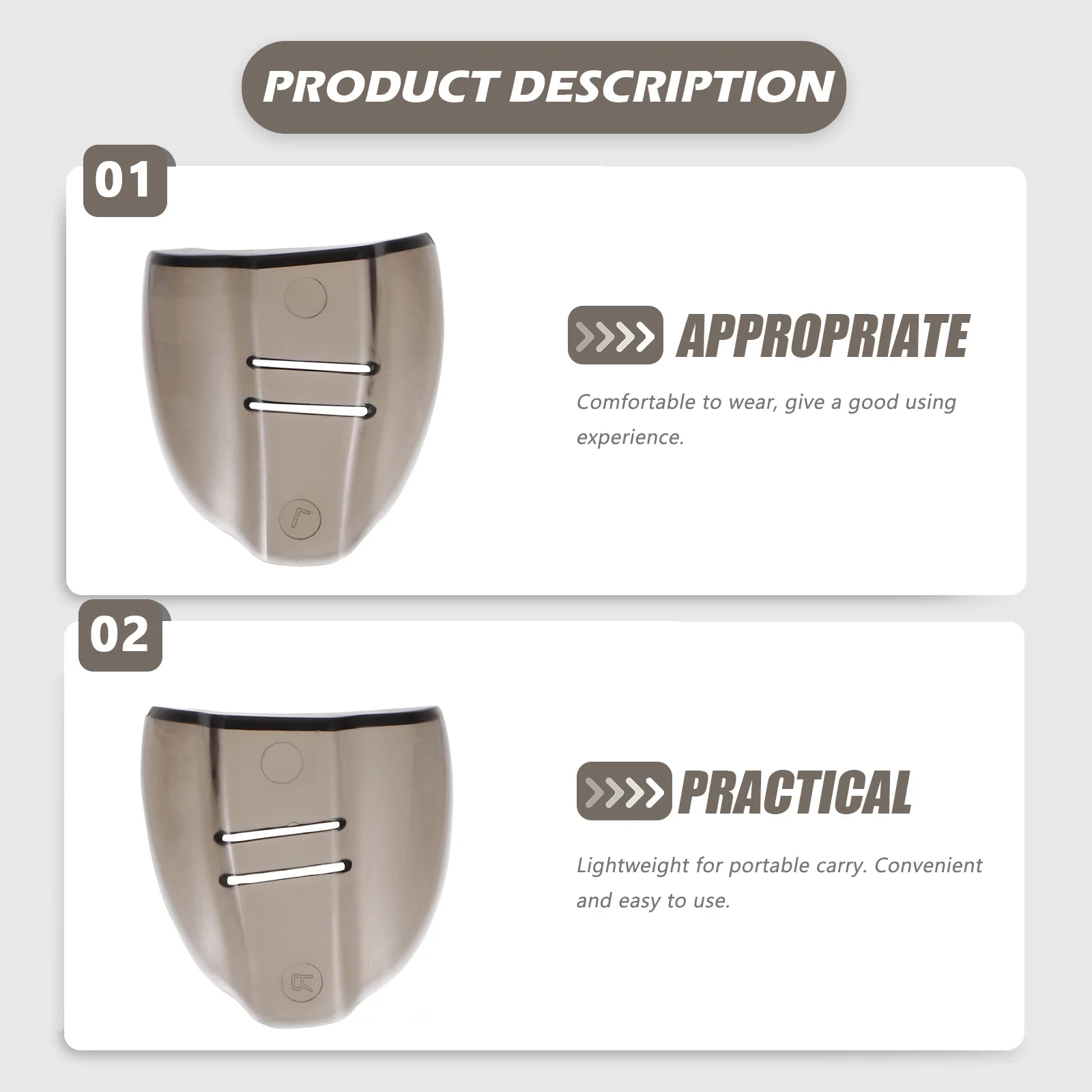 2Pairs Glasses Side Shield Protective Eyewear Shelter Lightweight Comfortable Fit Safety Glasses Wing Dark Brown
2Pairs Glasses Side Shield Protective Eyewear Shelter Lightweight Comfortable Fit Safety Glasses Wing Dark Brown