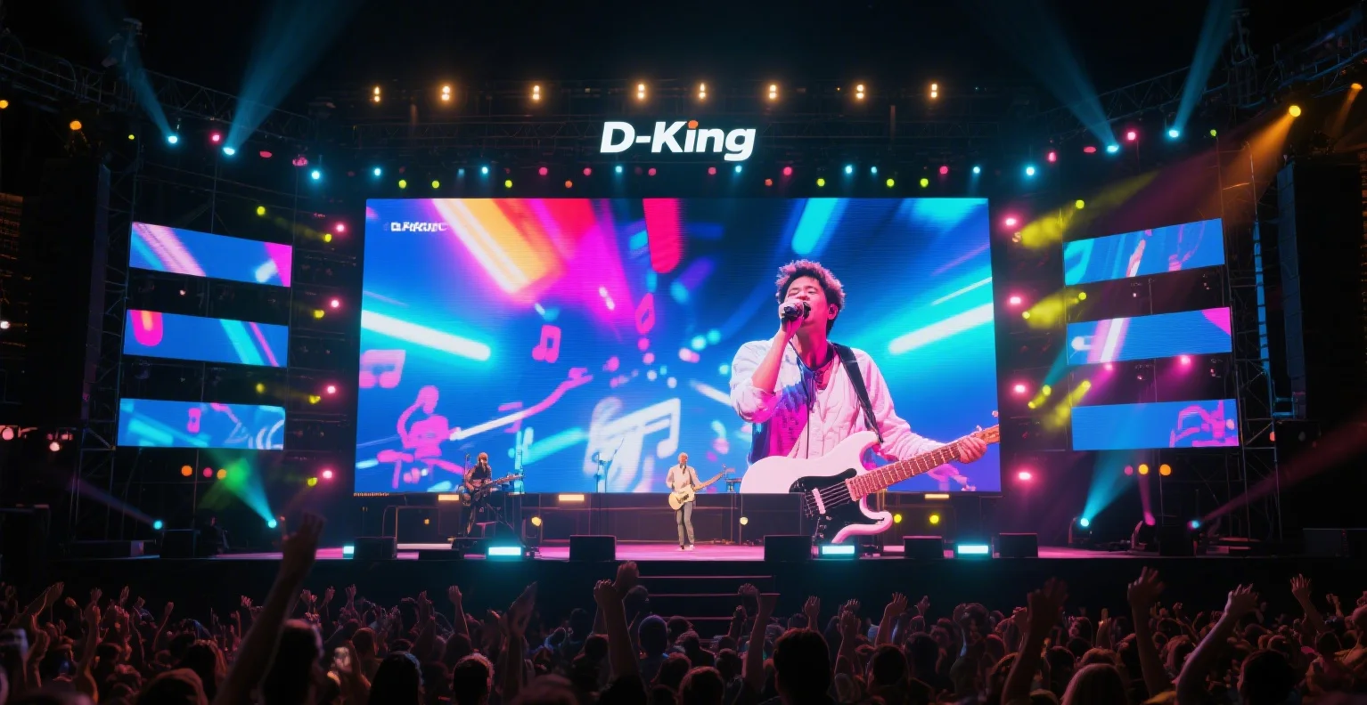 D-King P2.97 Outdoor LED Display Rental for Concert Stage Backdrop - IP65 Waterproof, 4500nits Brightness, Seamless Splicing
D-King P2.97 Outdoor LED Display Rental for Concert Stage Backdrop - IP65 Waterproof, 4500nits Brightness, Seamless Splicing