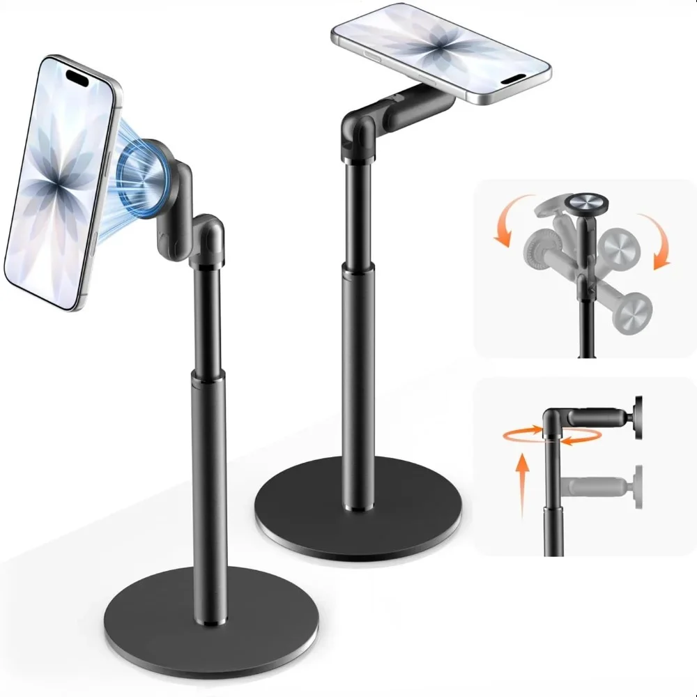 5-Axis Magnetic Mobile Phone Tablet Stand 360° Horizontal Rotation Secure Adhesion Portable Office Stand with Height Adjustment
5-Axis Magnetic Mobile Phone Tablet Stand 360° Horizontal Rotation Secure Adhesion Portable Office Stand with Height Adjustment