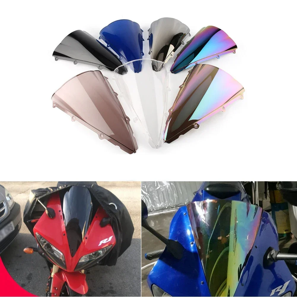 Motorcycle For Yamaha YZF 1000 R1 YZF-R1 2002 2003 screen Double Bubble Windshield Deflector Protector WindScreen
Motorcycle For Yamaha YZF 1000 R1 YZF-R1 2002 2003 screen Double Bubble Windshield Deflector Protector WindScreen