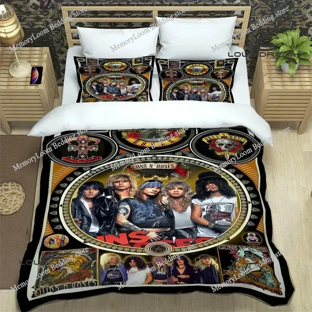 Guns N'roses Band Retro Bedding Sets Exquisite Bed Supplies Set Duvet Cover Bed Comforter Set Bedding Set Luxury Birthday Gift
Guns N'roses Band Retro Bedding Sets Exquisite Bed Supplies Set Duvet Cover Bed Comforter Set Bedding Set Luxury Birthday Gift