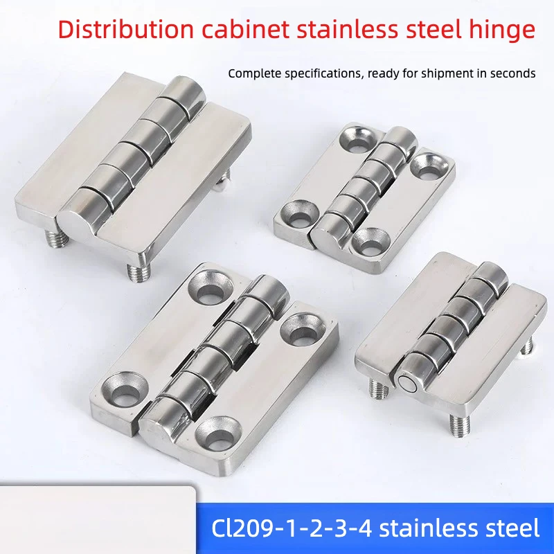 CL 209 - 1-2-3 - 4 Stainless Steel Small with Stud Hinge HL009-A Distribution Box Cabinet Door Industrial Hinge
CL 209 - 1-2-3 - 4 Stainless Steel Small with Stud Hinge HL009-A Distribution Box Cabinet Door Industrial Hinge