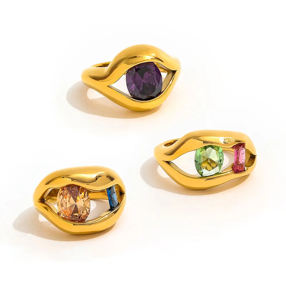 Joolim Jewelry Wholesale High End PVD Waterproof&No Fade Fashion Sweety Multi-colored Zirconia Stainless Steel Ring for Women
Joolim Jewelry Wholesale High End PVD Waterproof&No Fade Fashion Sweety Multi-colored Zirconia Stainless Steel Ring for Women