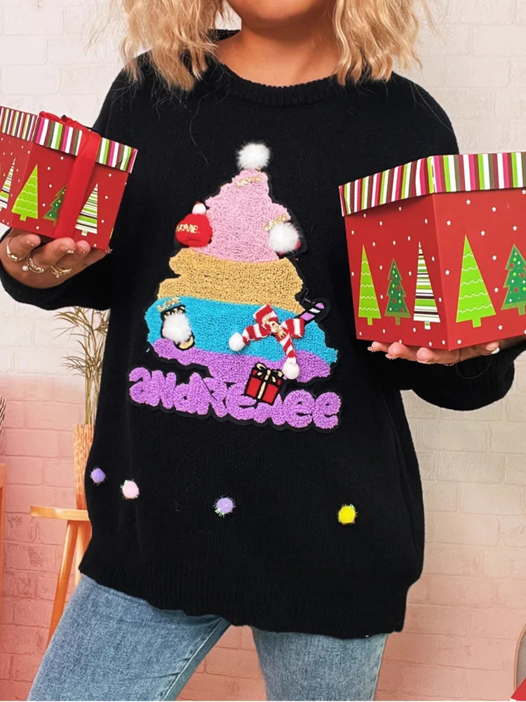 Рождественские свитера женские 2025 зимние вязаные пуловеры с круглым вырезом женские повседневные теплые джемперы с длинными рукавами
Рождественские свитера женские 2025 зимние вязаные пуловеры с круглым вырезом женские повседневные теплые джемперы с длинными рукавами