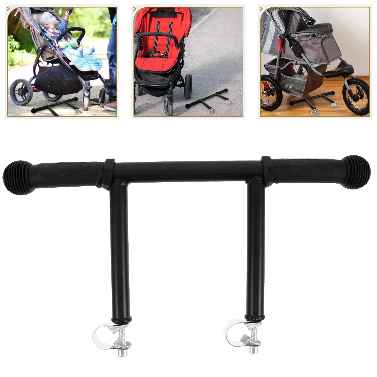 Stroller Handlebar Extender Adjustable Height Stylish Design Black 22 Mm Buckle for Baby Strollers and Trolleys
Stroller Handlebar Extender Adjustable Height Stylish Design Black 22 Mm Buckle for Baby Strollers and Trolleys